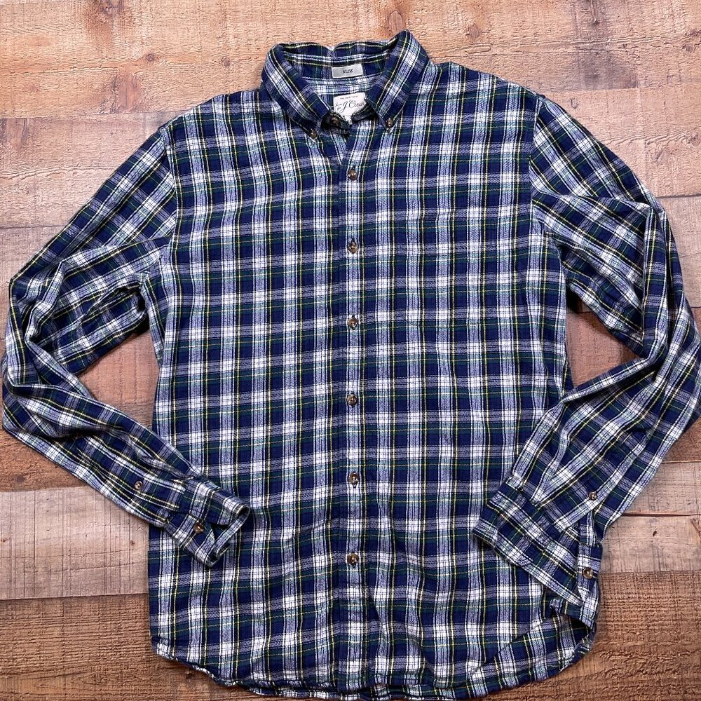 J. Crew Men's Brushed Twill Button Down Shirt size Medium
